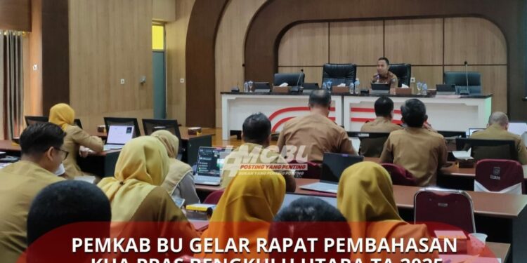 Pemkab BU Gelar Rapat Pembahasan KUA PPAS Bengkulu Utara TA 2025